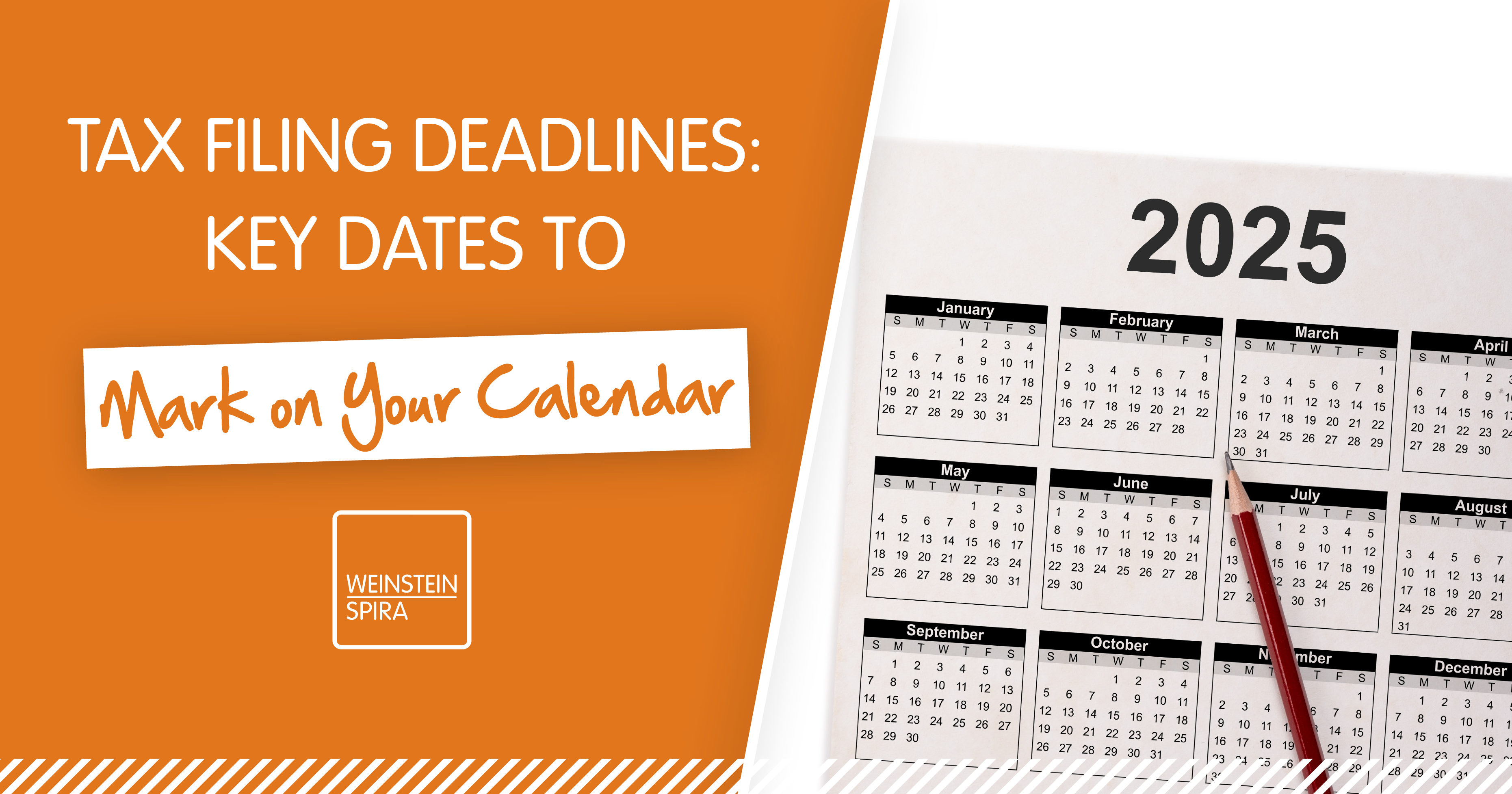 Tax Filing Deadlines: Key Dates to Mark on Your Calendar